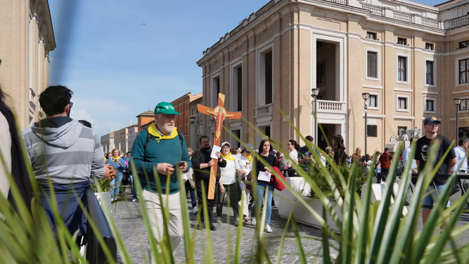 Peregrinos en el Vaticano para el Jubileo 2025