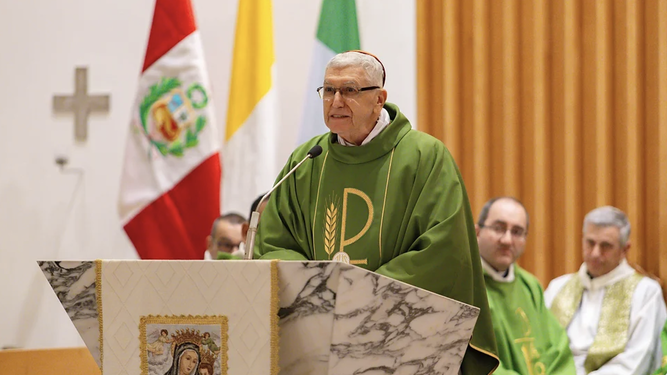 El cardenal Castillo, en la toma de posesión de su parroquia romana