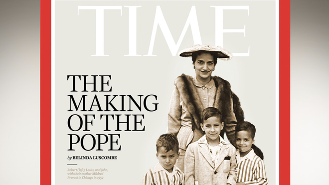 Portada de 'Time' con el Papa y su familia
