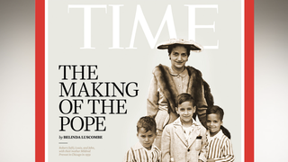 Portada de 'Time' con el Papa y su familia
