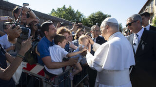 León XIV, recibido ayer en Castel Gandolfo