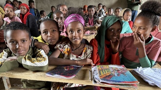 Regreso a la escuela en el Tigray