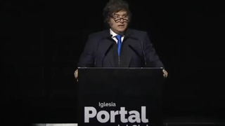 El polémico discurso de Milei