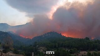 Incendio en el Baix Ebre