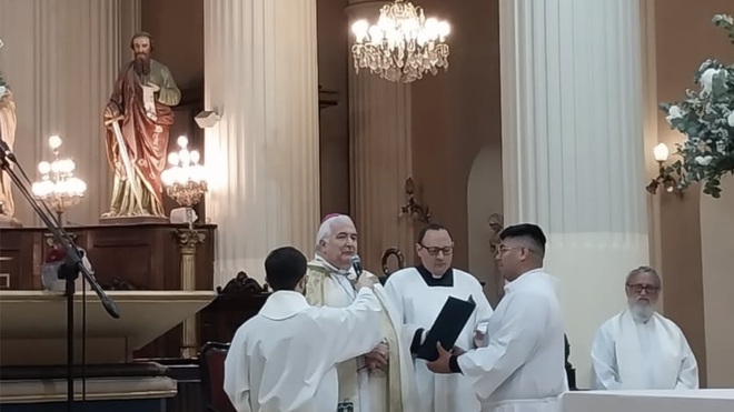 Carlos Sánchez, en el tedeum