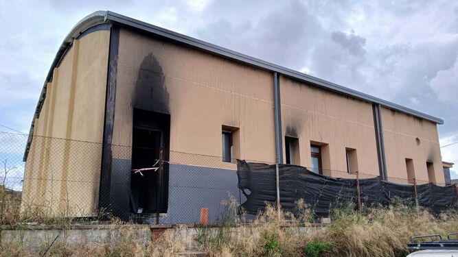 La mezquita incendiada