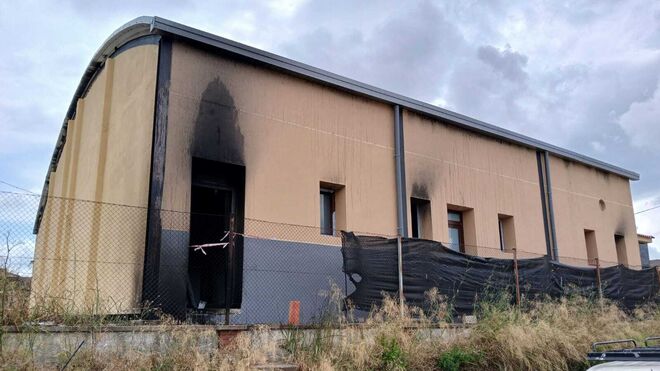 La mezquita incendiada