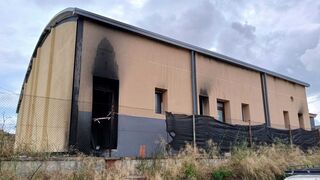 La mezquita incendiada