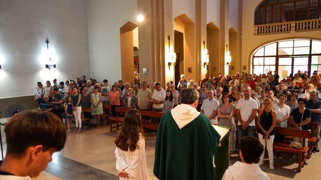 Palau, en su despedida antes de ser ordenado obispo de Lleida