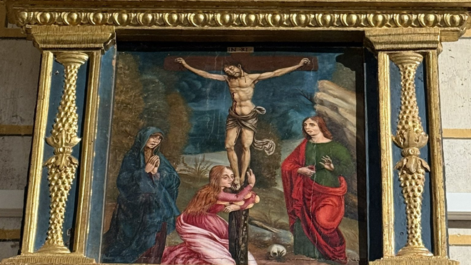 Jesús en la cruz