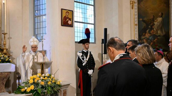 León XIV, en la misa a los carabineros