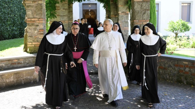 El Papa y las clarisas