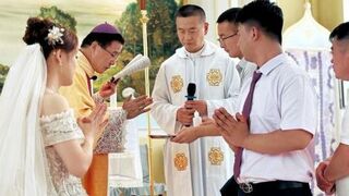 Boda católica en China