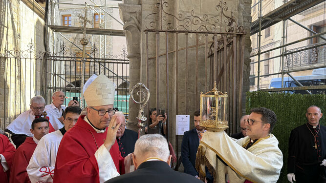 Despedida del Santo Cáliz. Catedral de Jaca