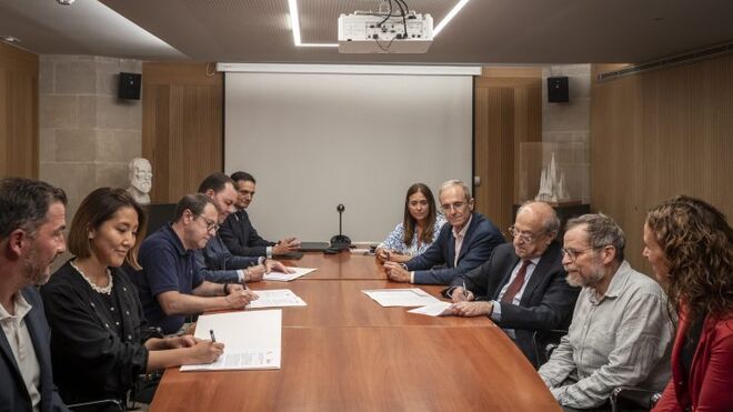 Firma del convenio