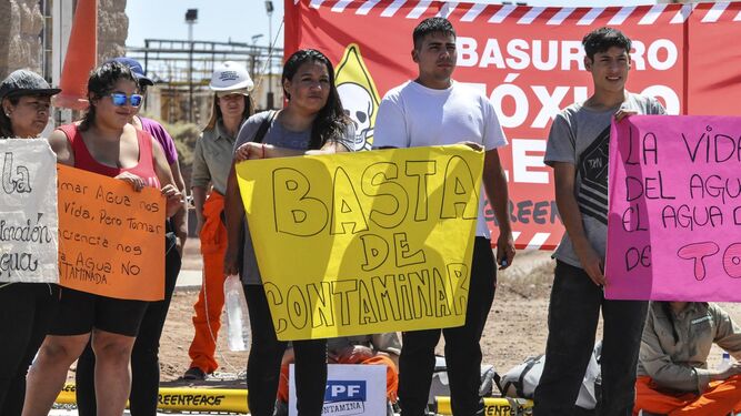 Protesta de indígenas