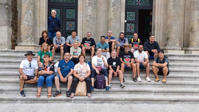 El grupo de peregrinos