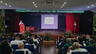 Cardenal Steiner en el encuentro de catequistas de la Amazonía brasileña