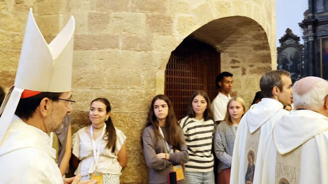 El cardenal Cobo en la jornada de Asís