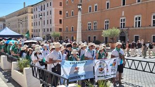 Peregrinos argentinos en la Vía de la Conciliación
