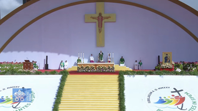 León XIV, en la misa de clausura del Jubileo de los Jóvenes