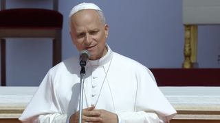 El papa León, en Tor Vergata