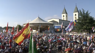 Inauguración del encuentro de jóvenes en Medjugorje