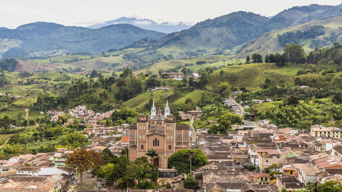 Jericó visto desde el Morro del Salvador