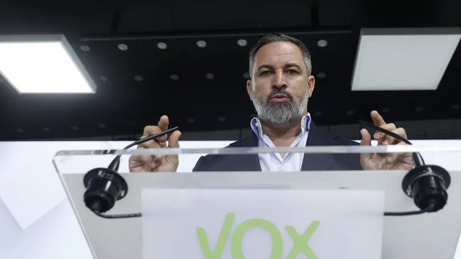 Santiago Abascal, líder de Vox