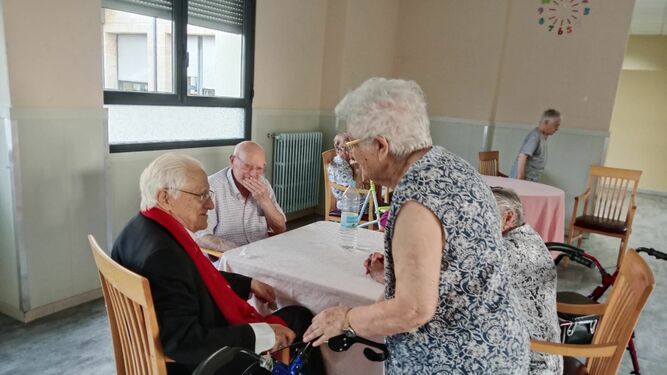 El padre Ángel, en La Bañeza