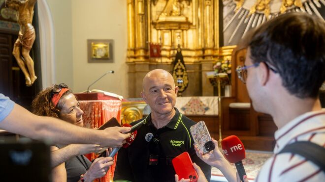 El bombero Manuel Cerrillo