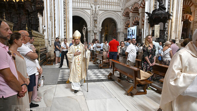 Jesús Fernández, en la mezquita-catedral de Córdoba