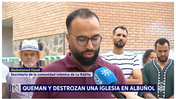 Un miembro de la comunidad islámica de Granada