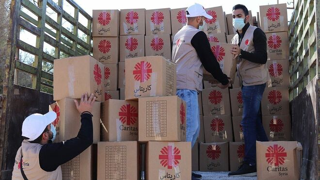 Operación humanitaria de Caritas Internationalis en Siria
