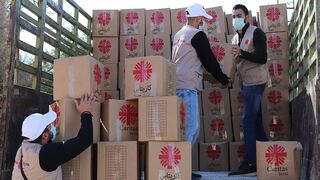 Operación humanitaria de Caritas Internationalis en Siria