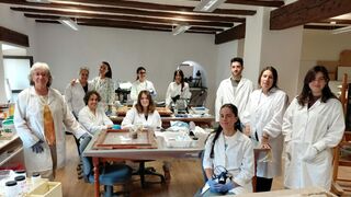 Alumnado del XXVII Ciclo Formativo de la Fundación Santa María