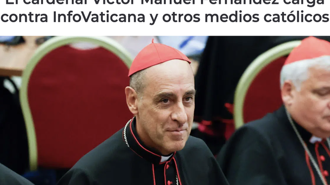El cardenal Fernández, en Infovaticana