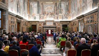 León XIV, con los legisladores católicos