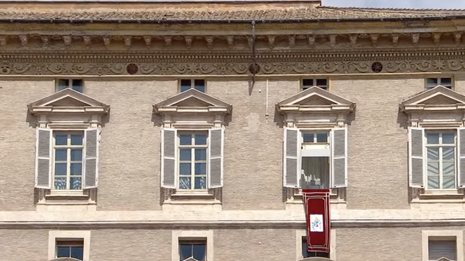 Ventana del Palacio Apostólico