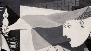 Detalle del 'Guernica'. Pablo Picasso.