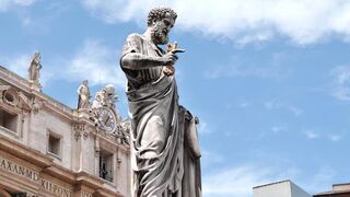 Estatua de san Pedro. Vaticano.