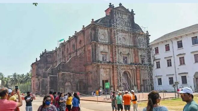 Iglesia en Goa, India