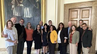 Emilce Cuda en Roma con líderes de EEUU