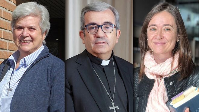 María José Tuñón, Luis Argüello y Estela Aldave