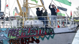 Cristóbal López, con la 'flotilla de la paz' que parte hacia Gaza