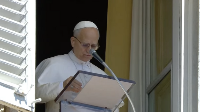 Papa en el ángelus