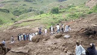 Deslizamiento de tierra en la región de Darfur, en Sudán