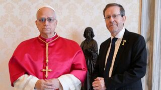 León XIV e Isaac Herzog