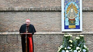 Cardenal Parolin en la ceremonia de entronización