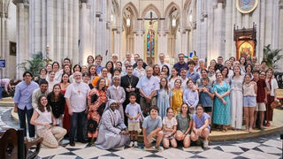 Cobo, con una representación de la diócesis de Madrid